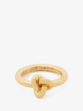 kate spade Gold Knot Ring - Shiny Gold Tone